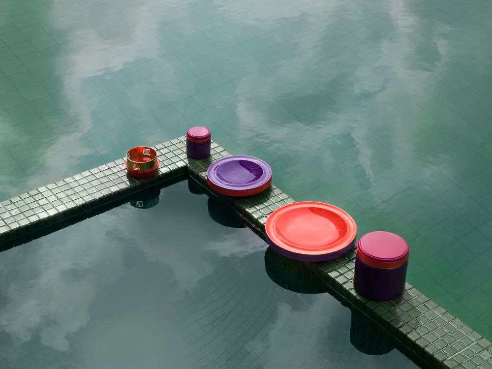 Objets de décoration - ENSEMBLE DE BOÎTES RONDES COLORS - HANOIA