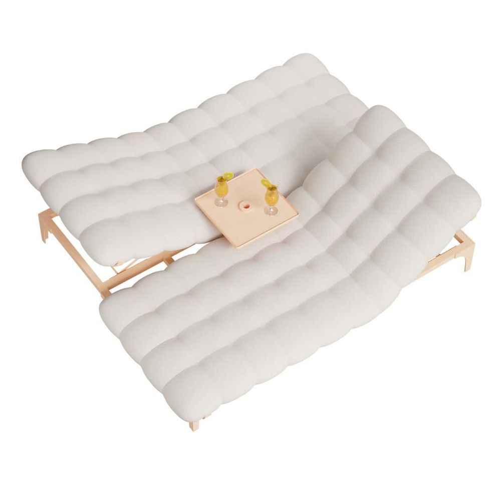 Transats - Bain de soleil Duo Aluminium NUAGE OUTDOOR - SOLLEN