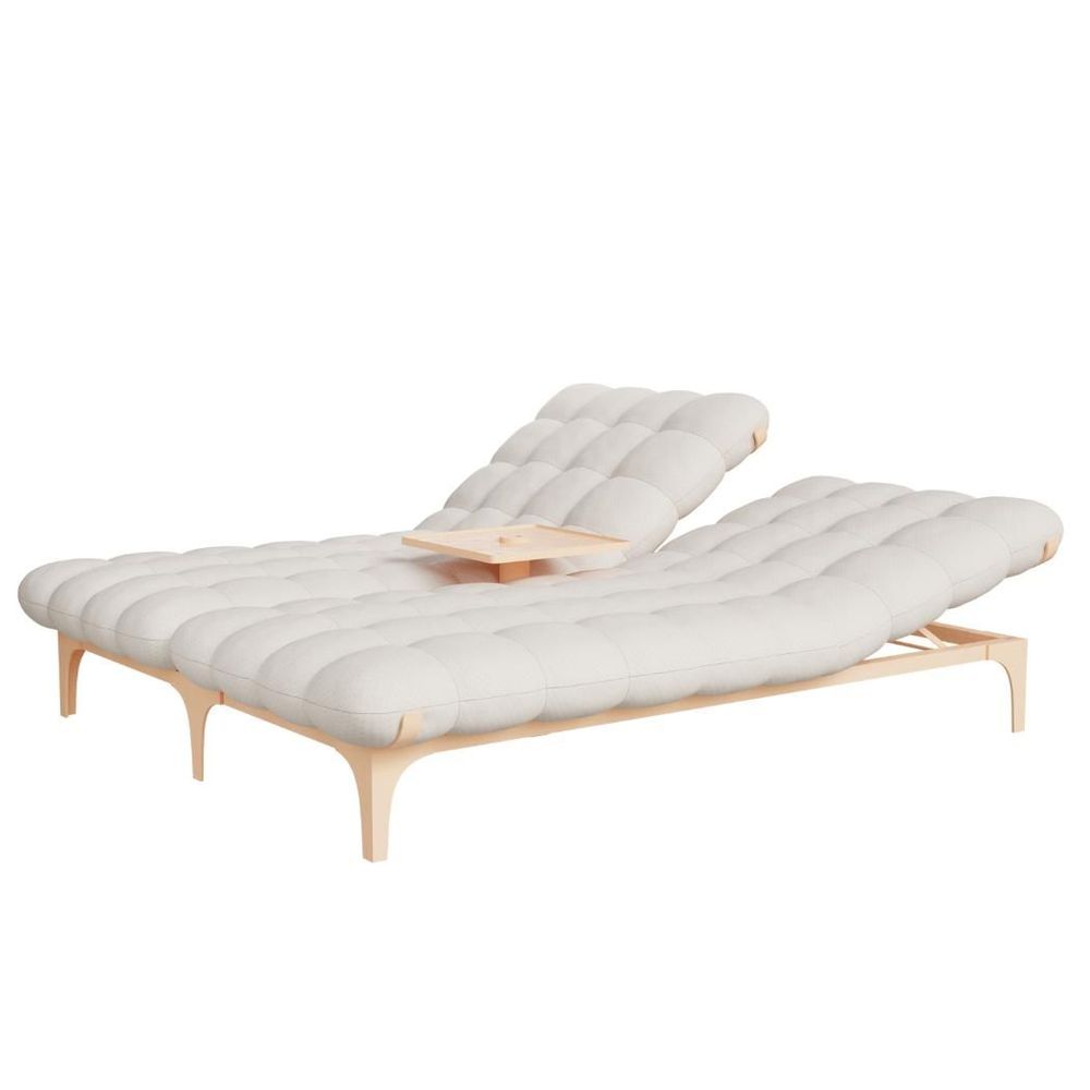 Transats - Bain de soleil Duo Aluminium NUAGE OUTDOOR - SOLLEN