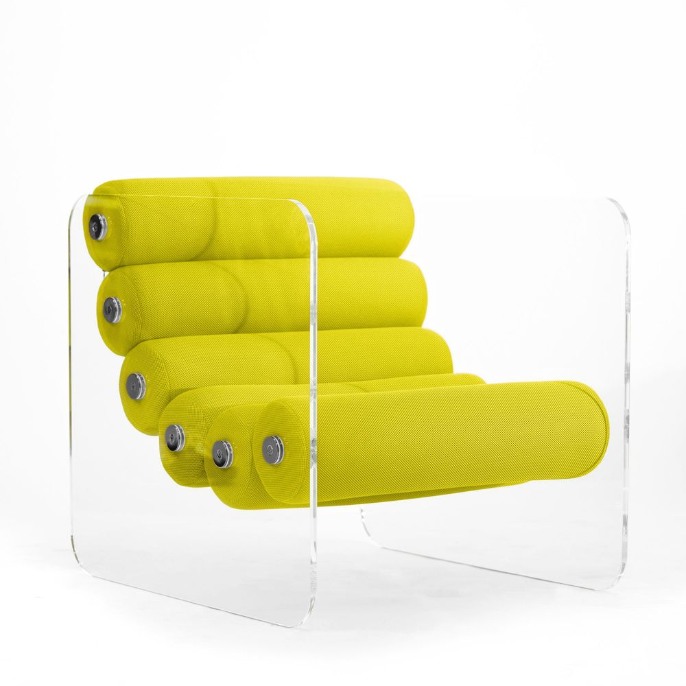 Fauteuils - MW02 | Fauteuil design - PMMA - Assise Runner en mousse - Fait main - MW DESIGNER FURNITURE