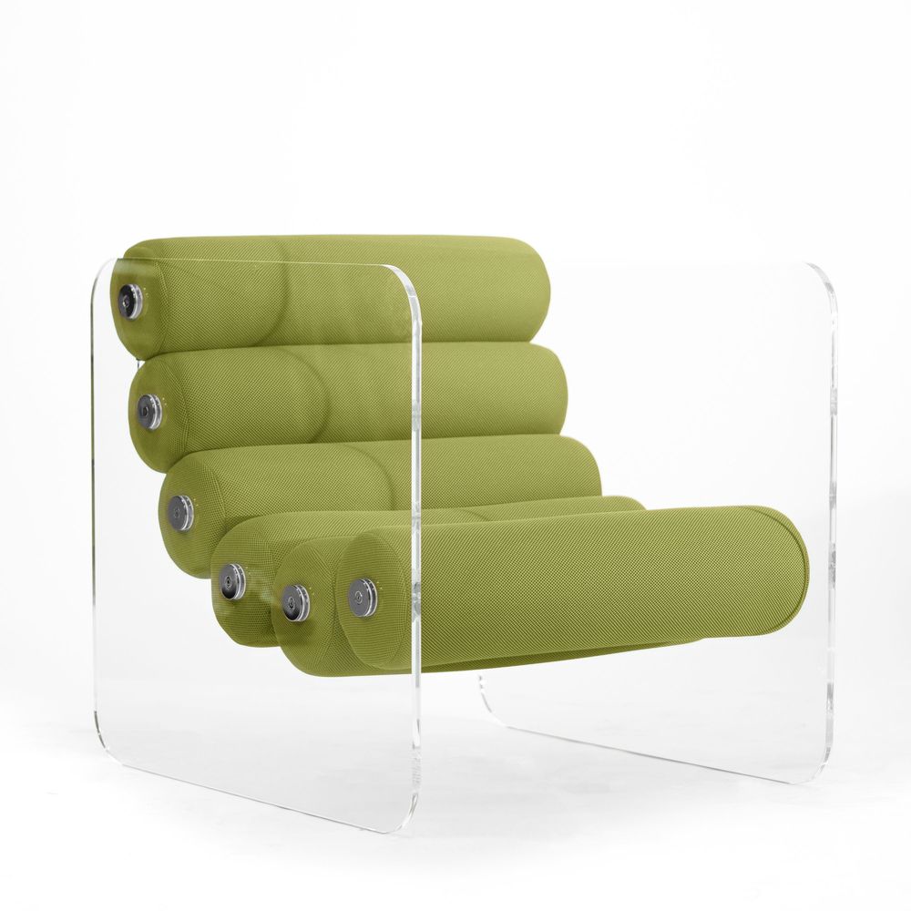 Fauteuils - MW02 | Fauteuil design - PMMA - Assise Runner en mousse - Fait main - MW DESIGNER FURNITURE