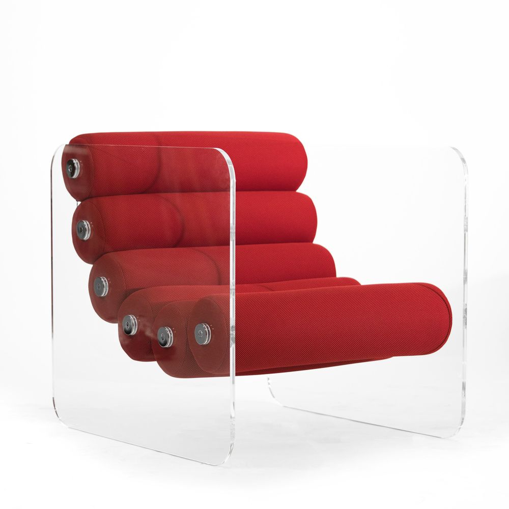Fauteuils - MW02 | Fauteuil design - PMMA - Assise Runner en mousse - Fait main - MW DESIGNER FURNITURE