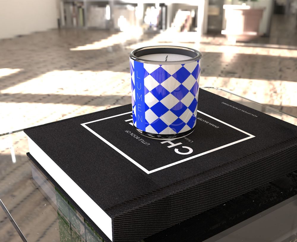Decorative objects - Scented candle made in France Azur - series Isabelle - LUMEN • MAISON DE PARFUMS D'INTÉRIEUR