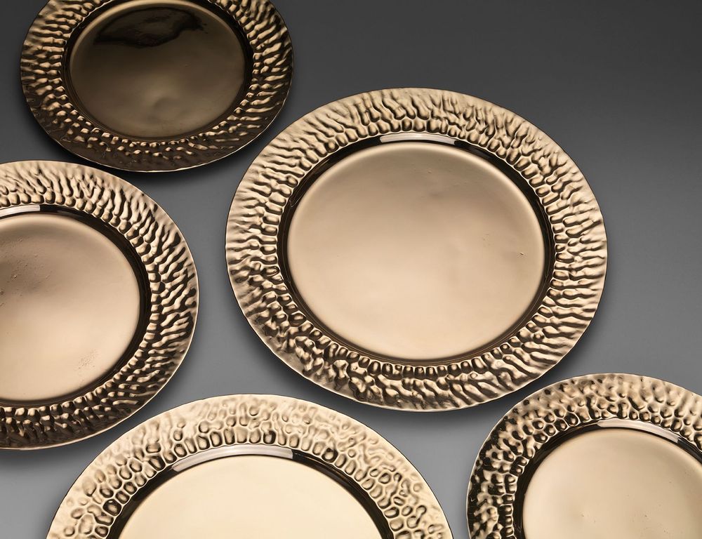 Objets de décoration - Chargeur avec plaque en bronze coulé - EAGLADOR
