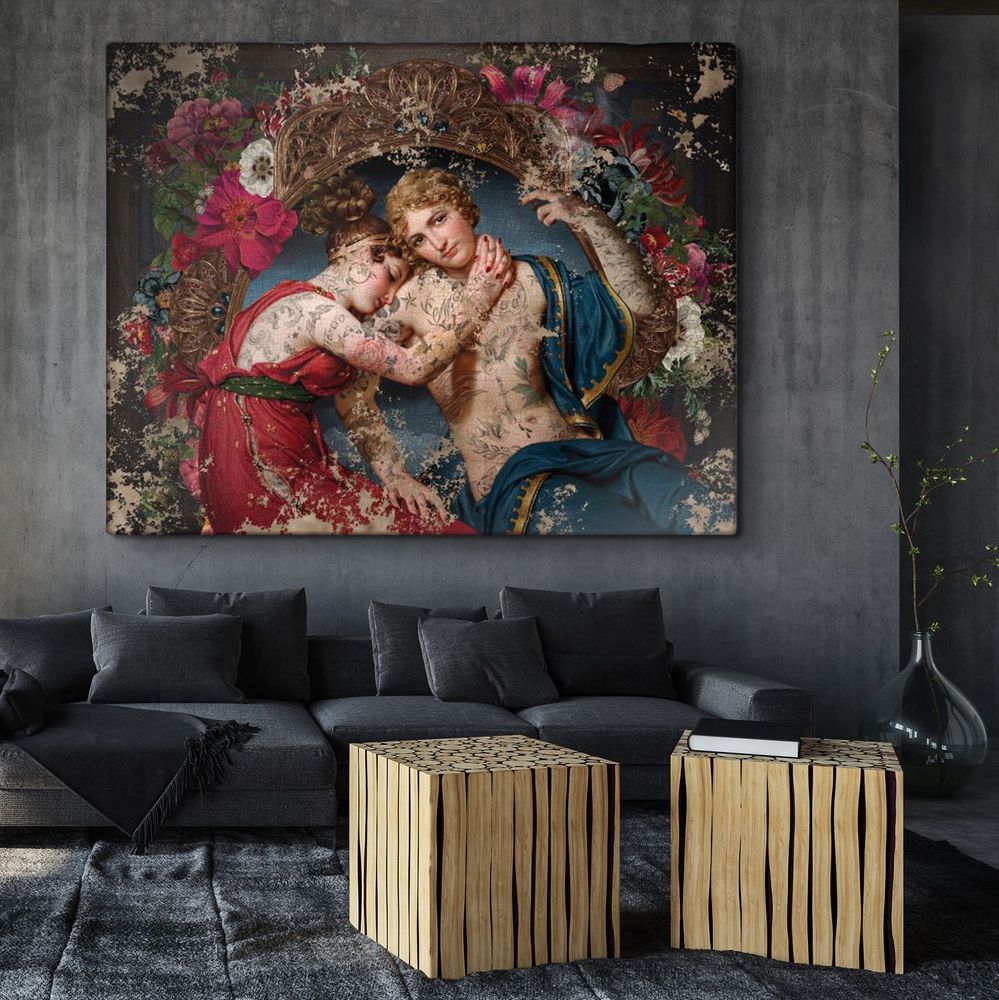 Paintings - Our Cracked Canvases - ATELIERS C&S DAVOY