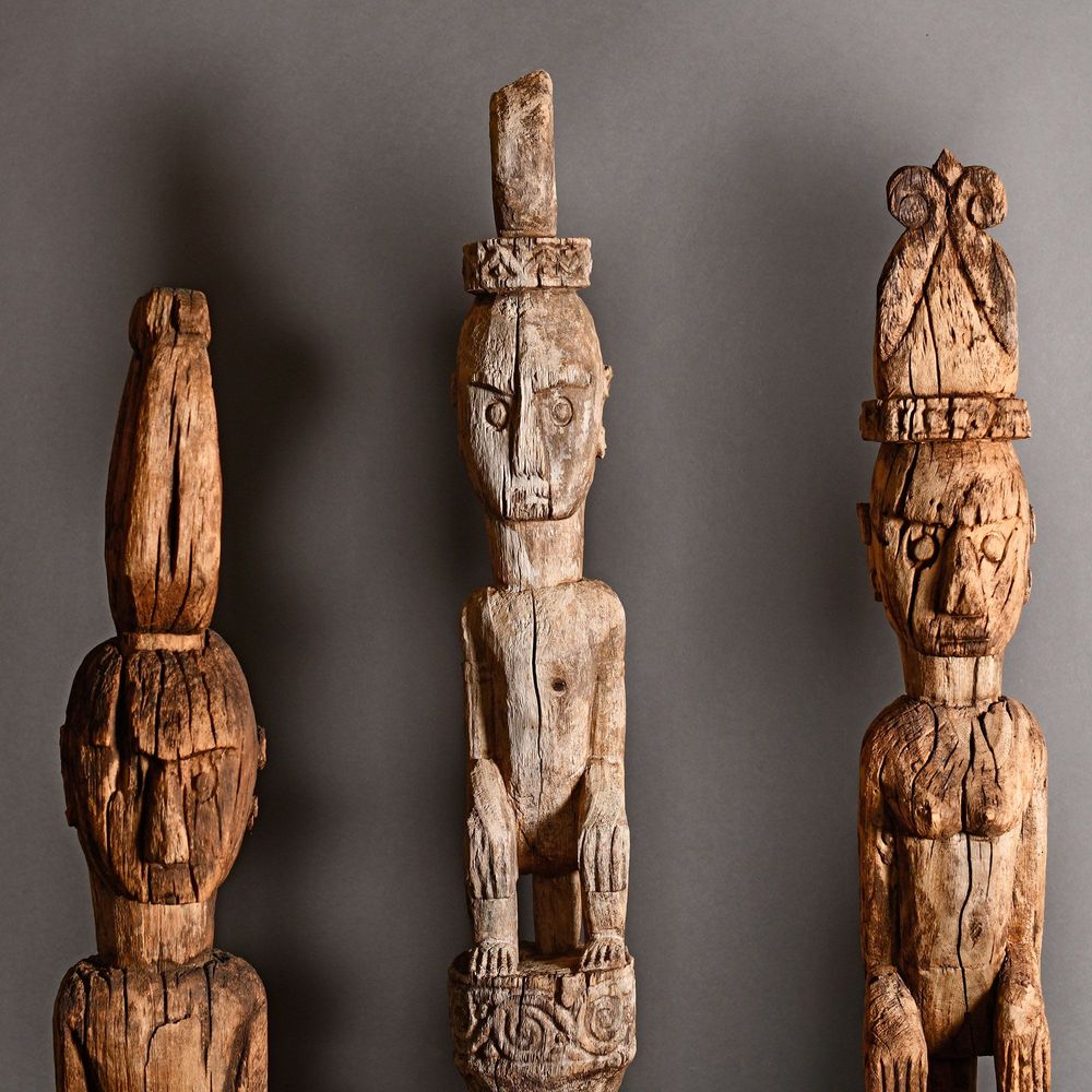 Pièces uniques - Colonne Statue Aitos Timor - ATELIERS C&S DAVOY