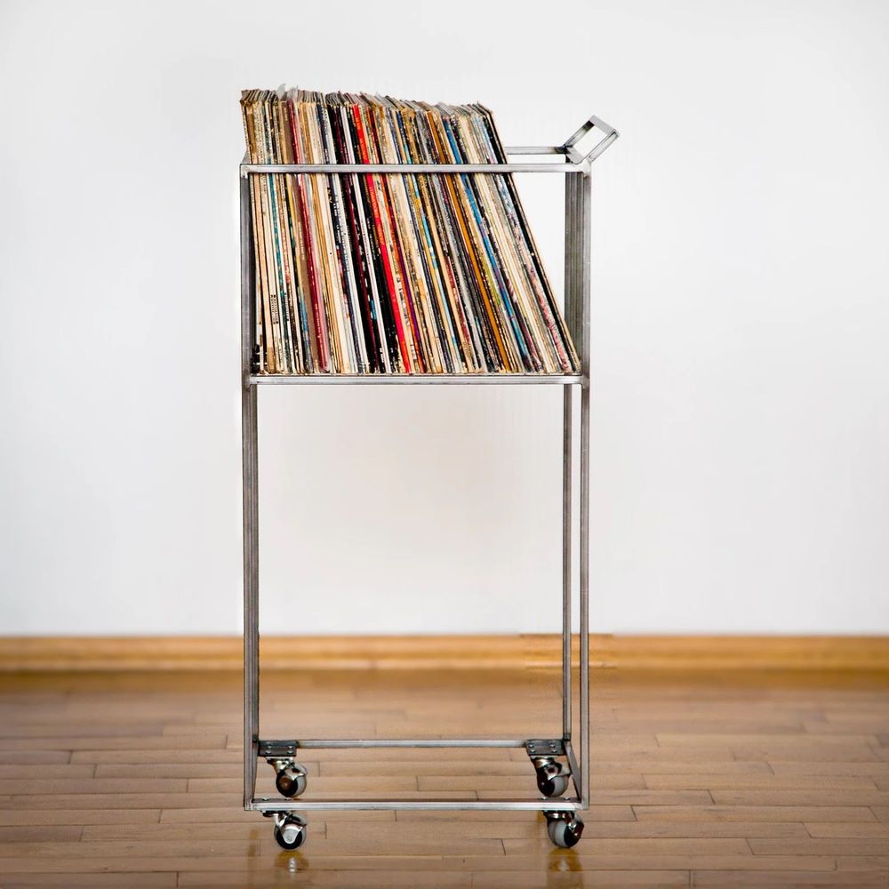 Chariots - Chariot pour disques vinyles DJ - Modèle 100 - DESIGN ATELIER ARTICLE