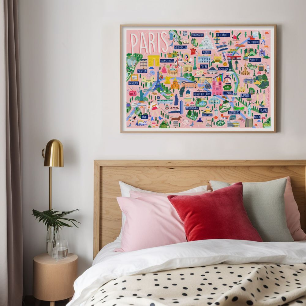 Poster - Paris poster - LAVILLETLESNUAGES