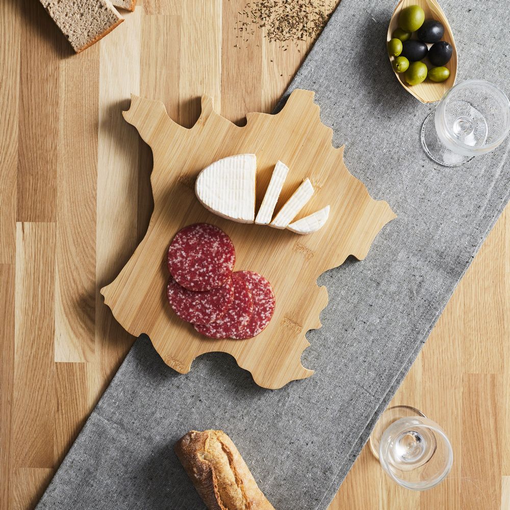 Assiettes de réception - PLANCHE A FROMAGES CARTE DE FRANCE - LA CHAISE LONGUE DIFFUSION/LE STUDIO