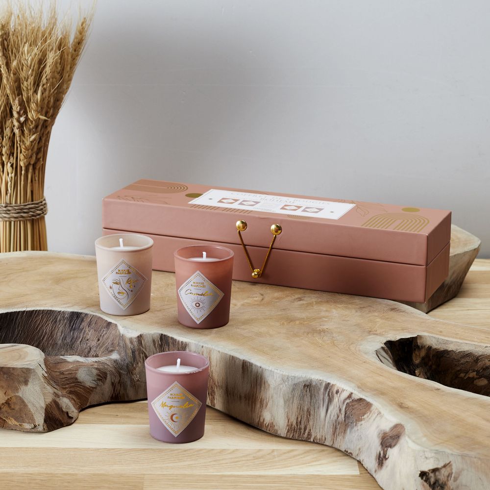 Caskets and boxes - BOX OF 5 BOHEMIAN CANDLES - LA CHAISE LONGUE DIFFUSION/LE STUDIO