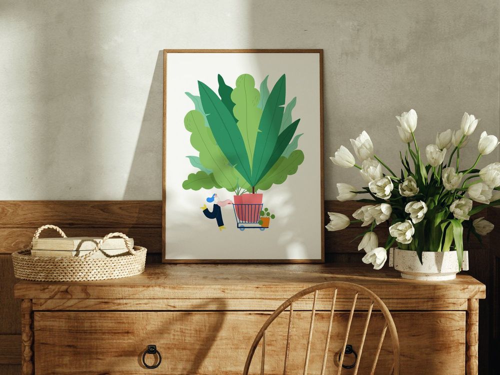 Affiches - Affiche La Jardinerie - LAVILLETLESNUAGES