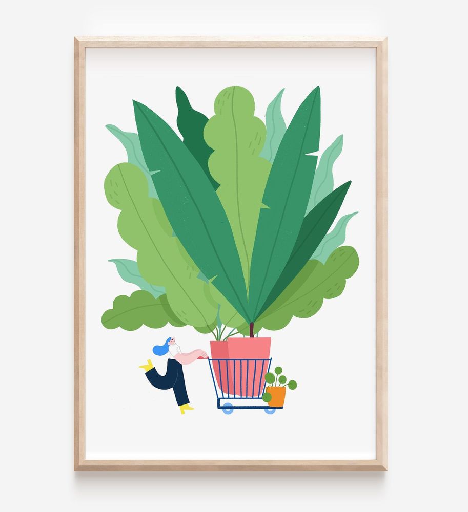 Affiches - Affiche La Jardinerie - LAVILLETLESNUAGES