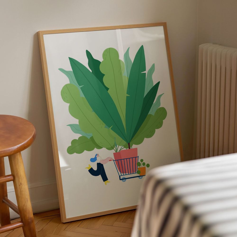 Affiches - Affiche La Jardinerie - LAVILLETLESNUAGES