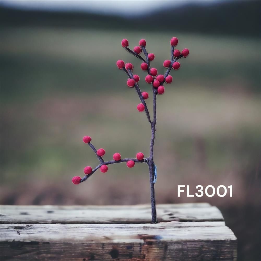 Floral decoration - Branch floral decoration - FL3001A. - FELTGHAR - HANDMADE WITH LOVE