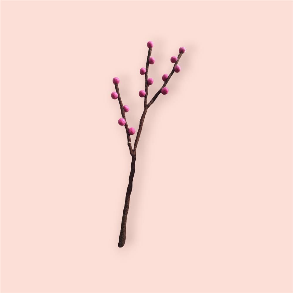 Floral decoration - Branch floral decoration - FL3001A. - FELTGHAR - HANDMADE WITH LOVE