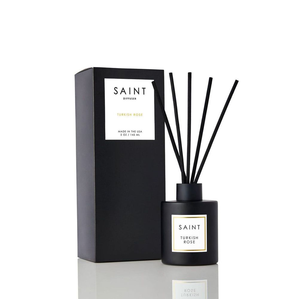 Scent diffusers - Turkish Rose Home Fragrance Diffuser - SAINT CANDLES