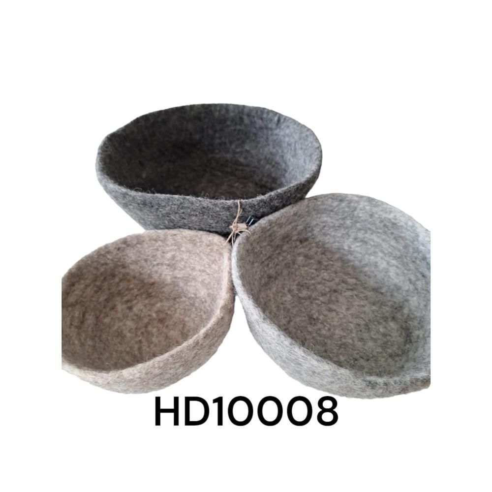 Design objects - Trio of bowls - HD10008A. - FELTGHAR - HANDMADE WITH LOVE
