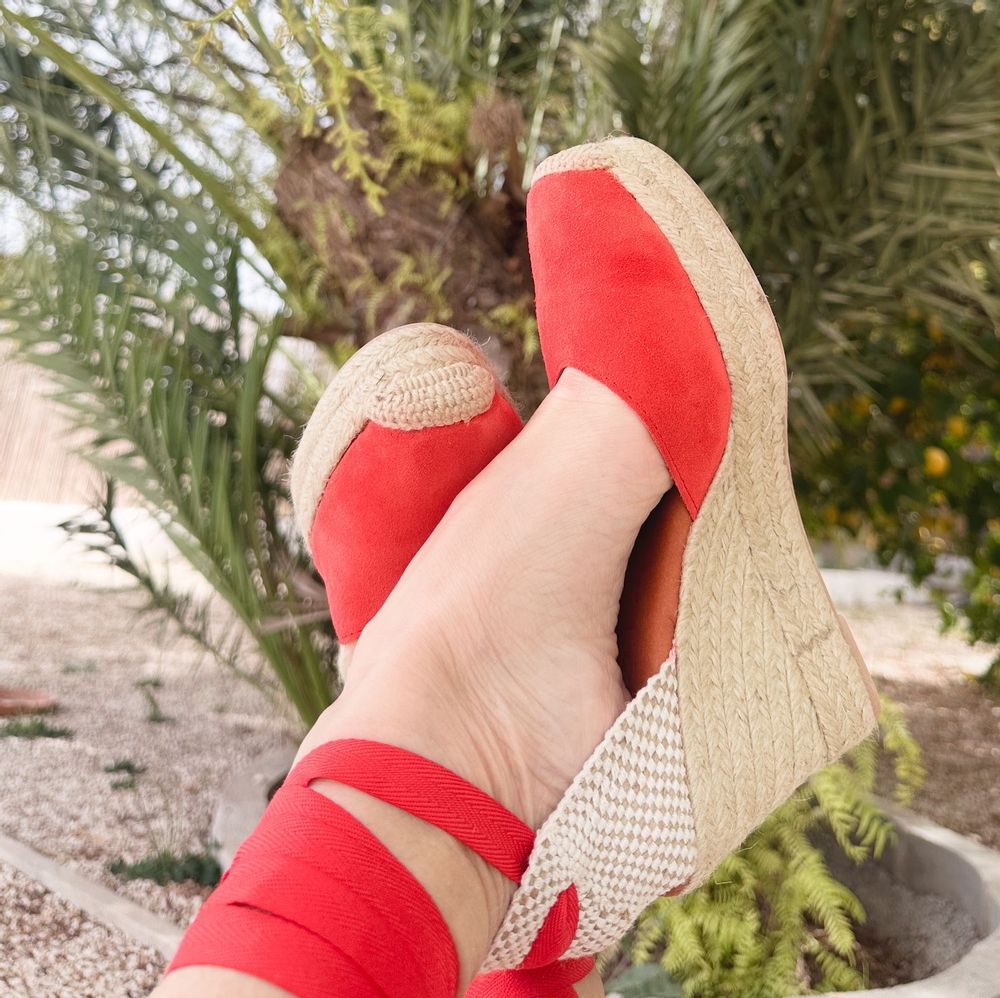 Chaussures - SOLDES - Espadrilles compensées en daim - ATELIER COSTÀ