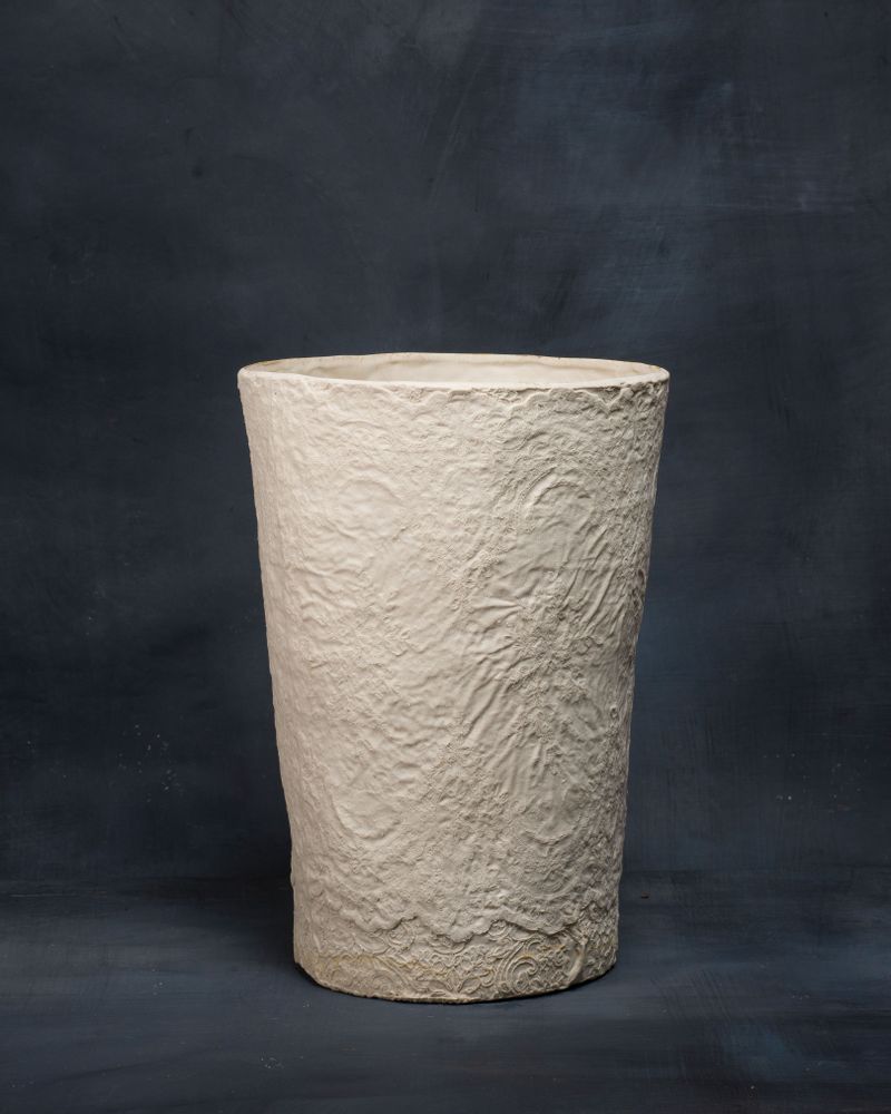 Vases - Prose series vase and lace tales GG vase in porcelain - ATELIER LE MOTIF