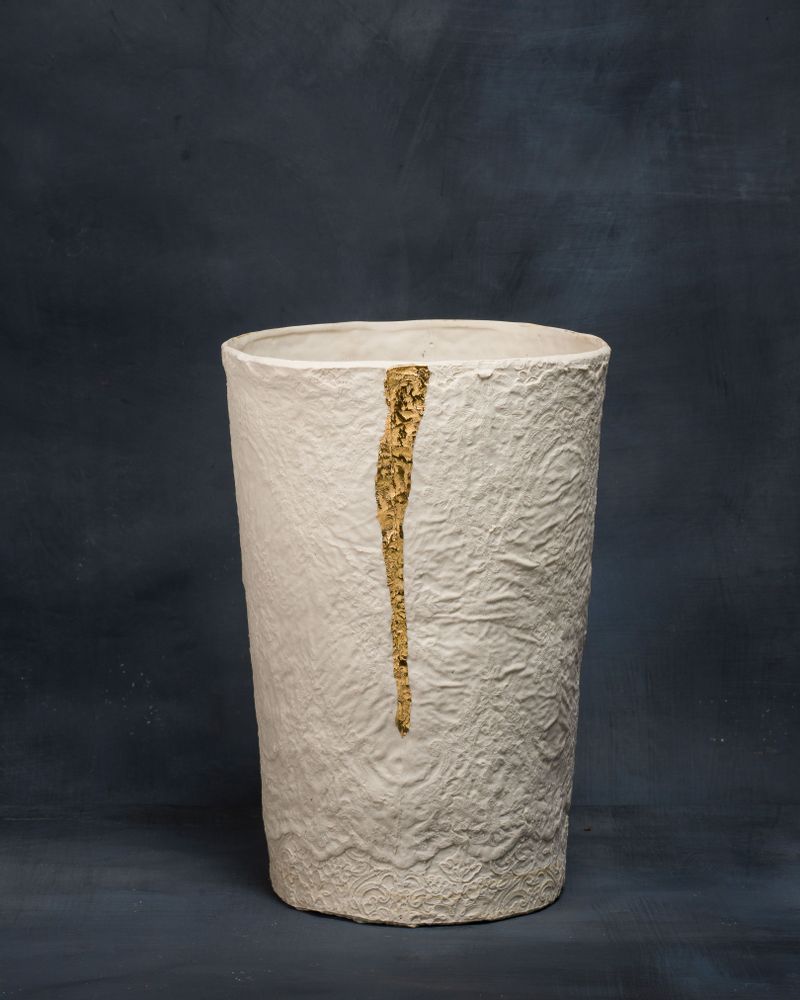 Vases - Prose series vase and lace tales GG vase in porcelain - ATELIER LE MOTIF