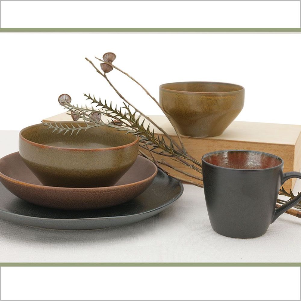 Everyday plates - bronze tones - SAPOTA LTD.