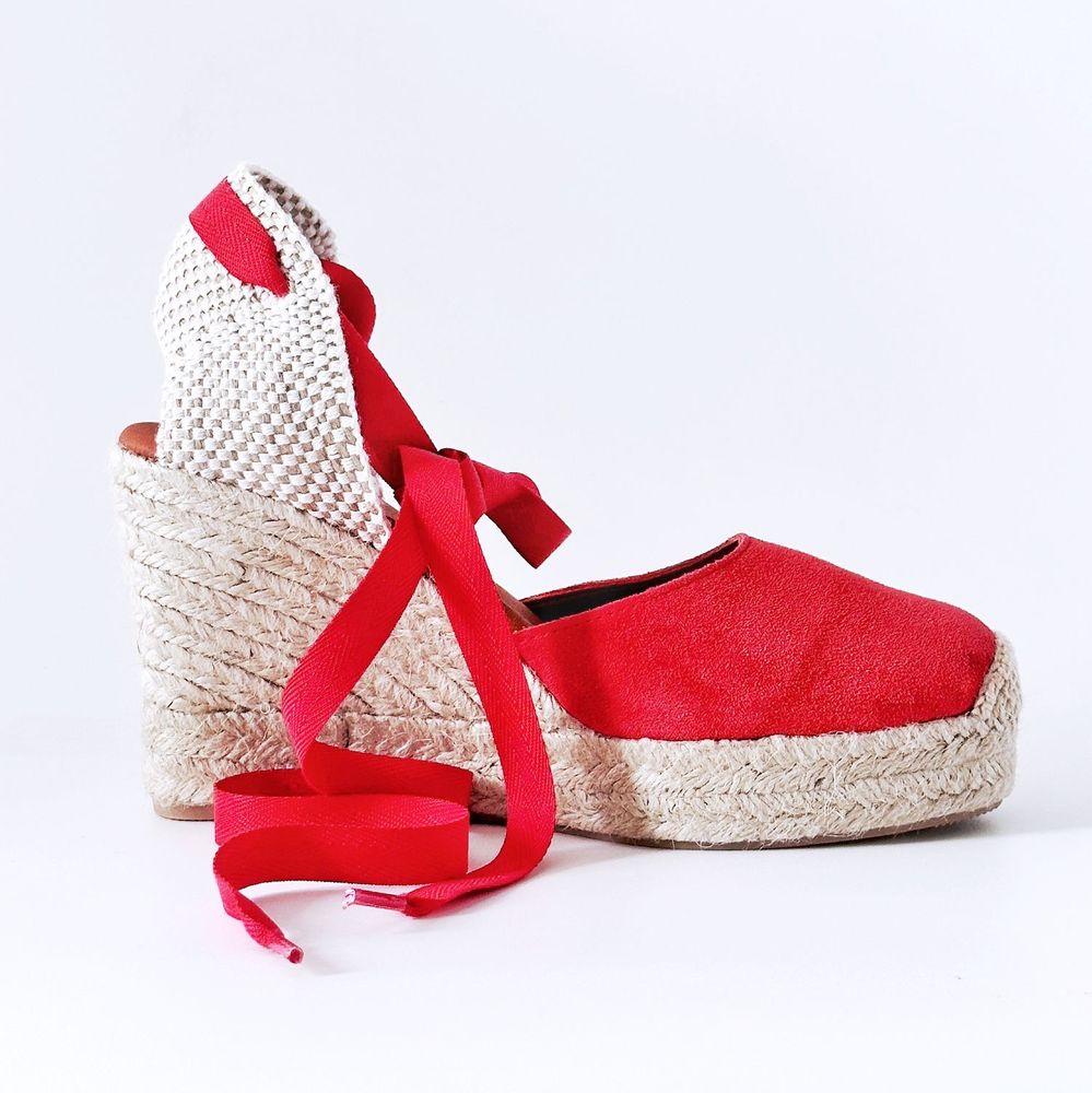 Chaussures - SOLDES - Espadrilles compensées en daim - ATELIER COSTÀ