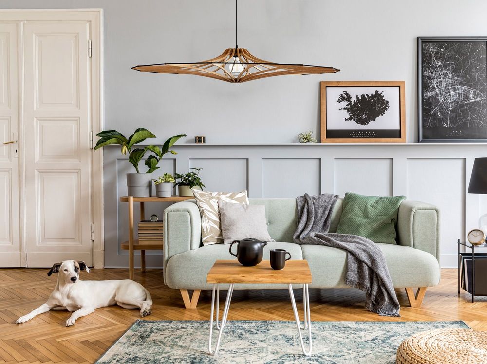 Hanging lights - SINGING BRUT suspension D124cm - RIF LUMINAIRES
