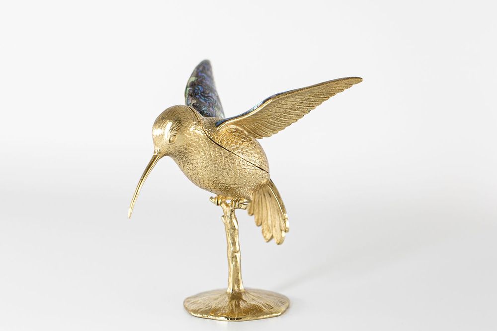 Decorative objects - Hummingbird mother-of-pearl box - WILD BY MOSAIC