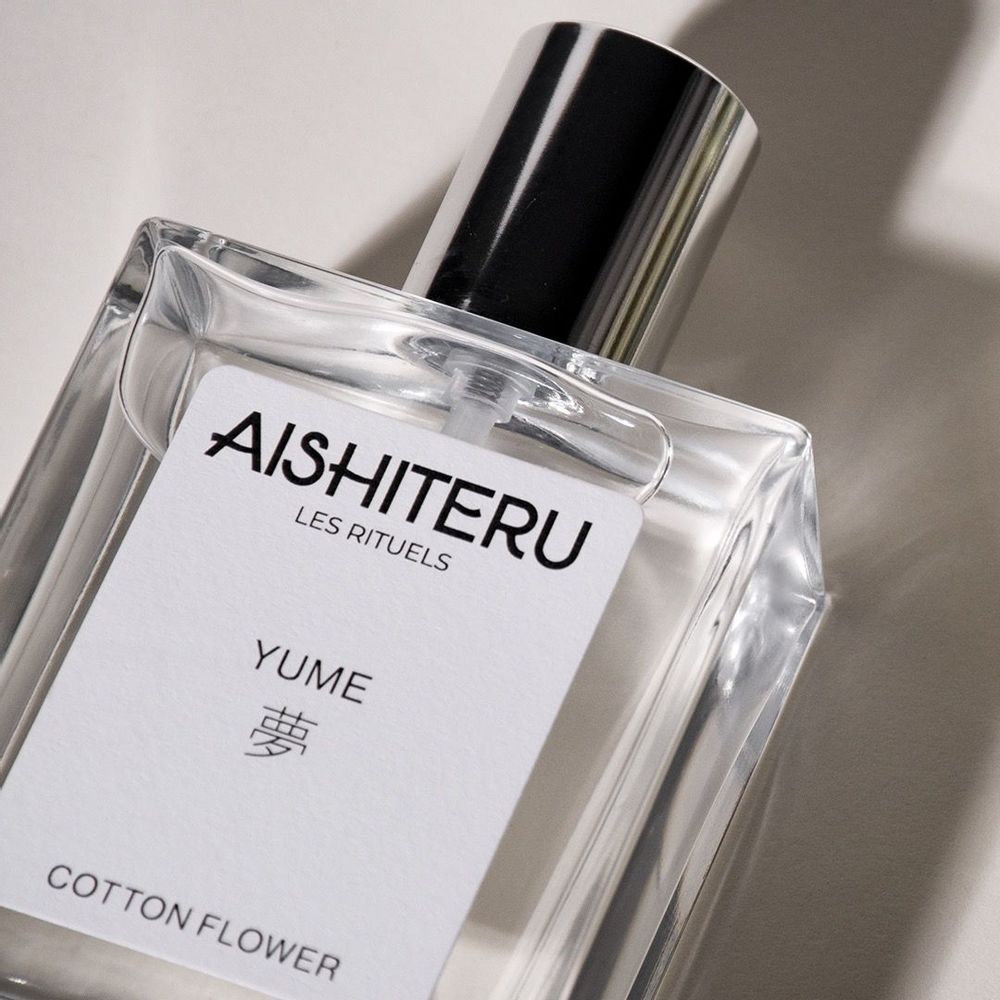 Decorative objects - PILLOW MIST 100% PLANT-BASED - 50 ML - YUME - COTTON FLOWER - AISHITERU