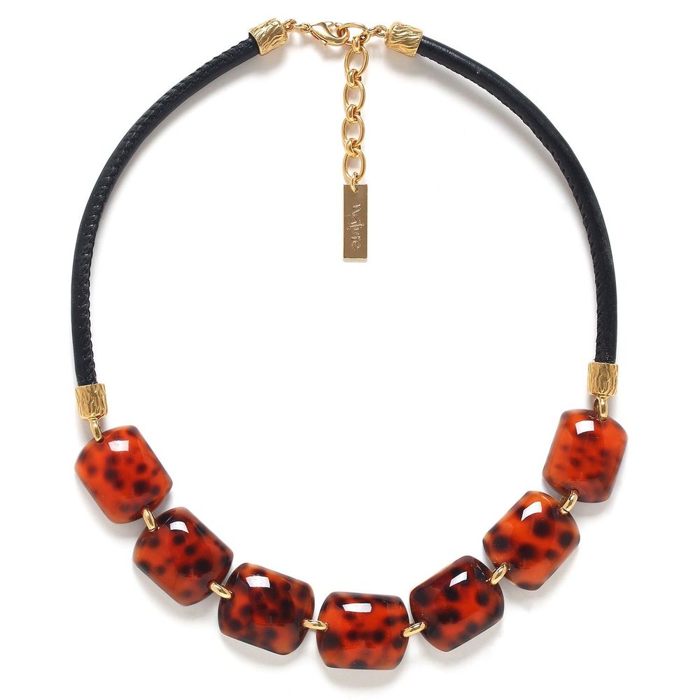Bijoux - Collier court ajustable 7 éléments - Tigris - NATURE BIJOUX