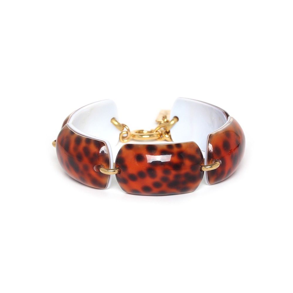 Bijoux - Bracelet ajustable 5 éléments cypraea tigris - Tigris - NATURE BIJOUX
