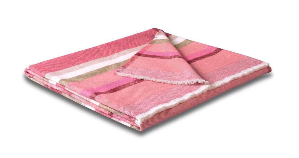 Objets de décoration - Plaid Stripe Out Pink. - BIEDERLACK