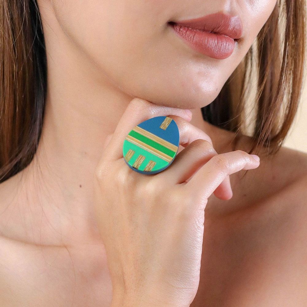 Jewelry - Bamboo adjustable ring - Korubo - NATURE BIJOUX