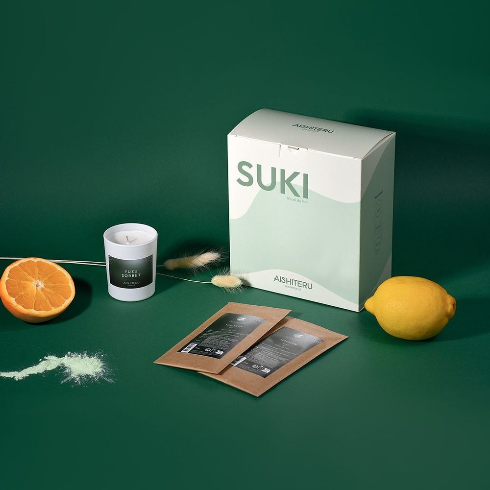 Cosmétiques - MASQUE MATIFIANT VISAGE 15 G - MOUSSON - ARGILE VERTE - ALOE VERA - AISHITERU
