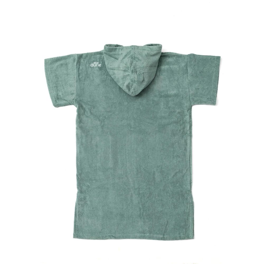 Apparel - 100% certified organic cotton terrycloth bath ponchos - Celadon - ATELIER DUNE