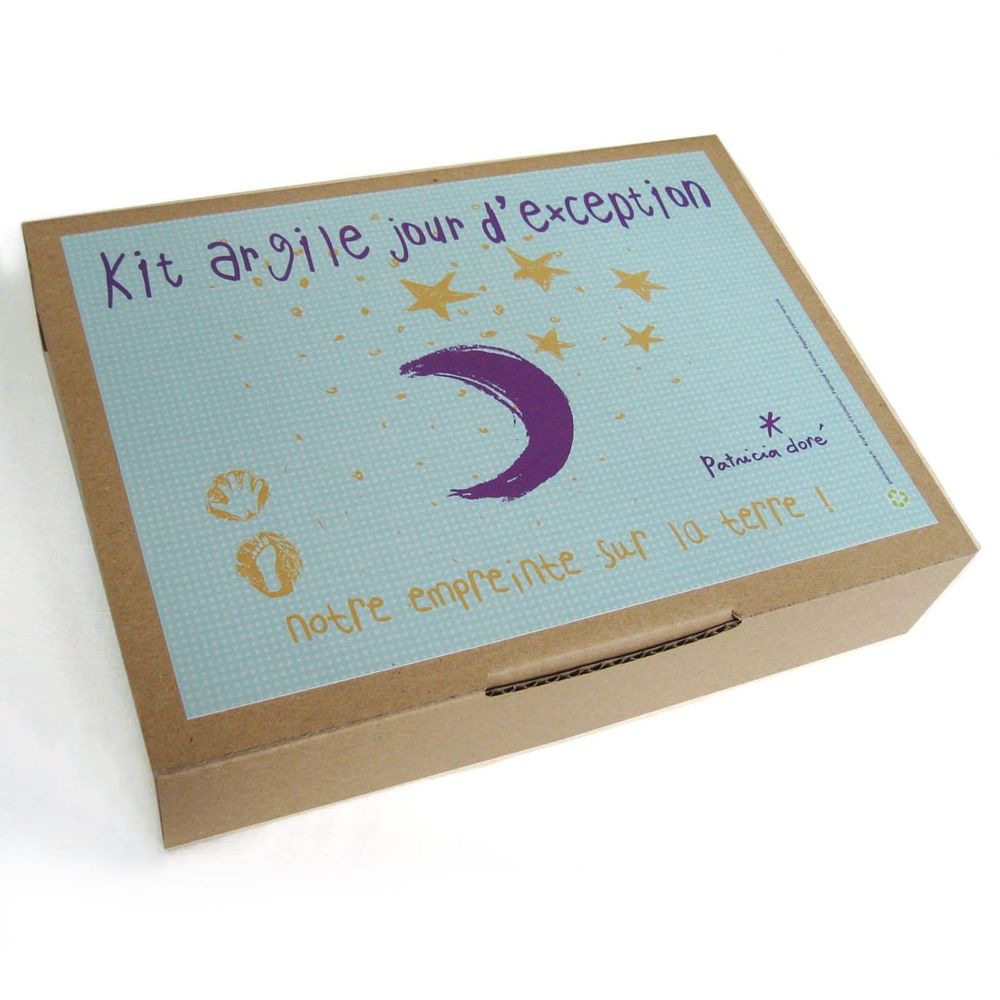 Other wall decoration - EXCEPTIONAL EMPREINTE DAY CLAY KIT: our footprint on the earth! - PATRICIA DORÉ