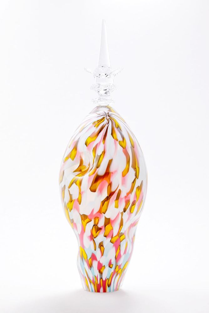 Art glass - Glass art sculpture Unicorn "Colorful" - KIRBEL OÜ