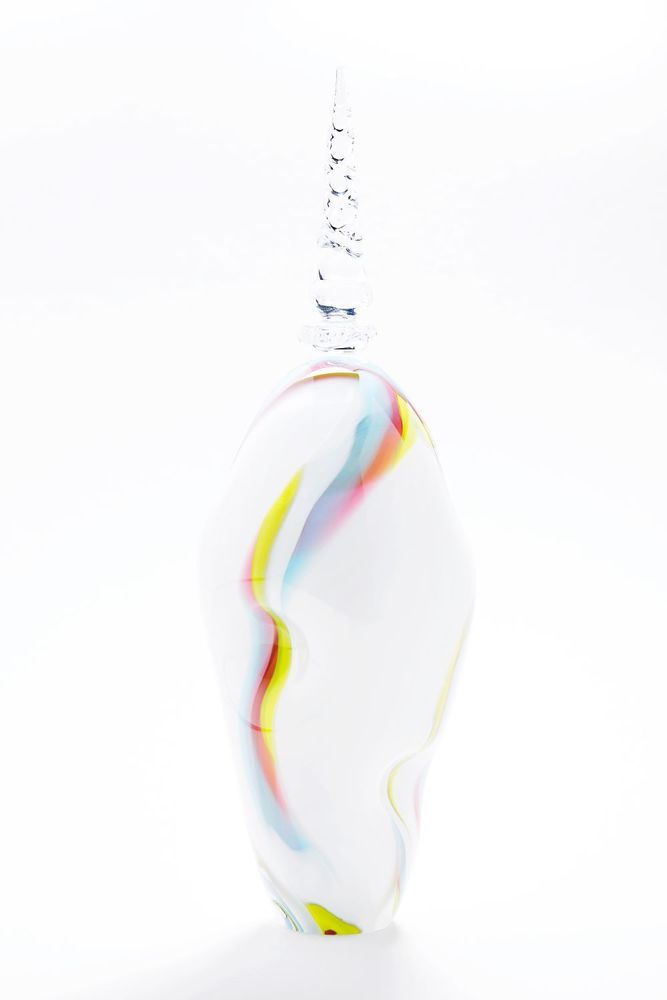 Art glass - Glass art sculpture Unicorn "Colorful" - KIRBEL OÜ