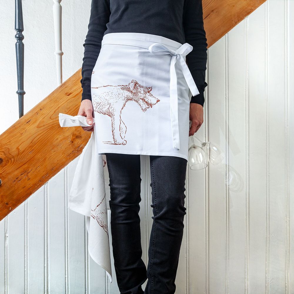 Kitchen linens - Apron TERRIER - WILDFANG BY KARINA KRUMBACH ®