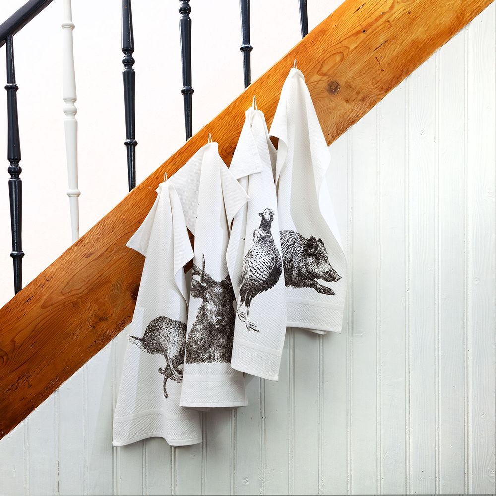 Kitchen linens - Kitchen Towel Frottee WILD BOAR - WILDFANG BY KARINA KRUMBACH ®