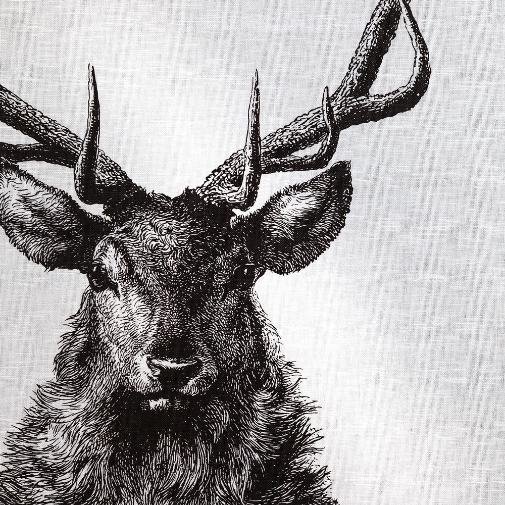 Napkins - Napkin Halflinen STAG - WILDFANG BY KARINA KRUMBACH ®