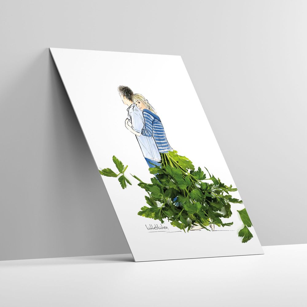 Papeterie - Carte avec enveloppe | Parsley wedding - LUETTEBLUETEN