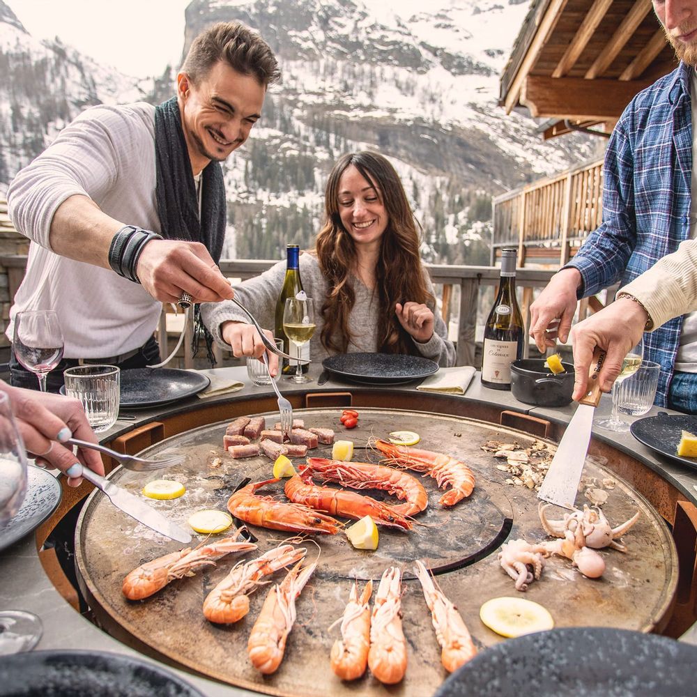 Barbecues - Table Barbecue / Plancha FUSION - VULX