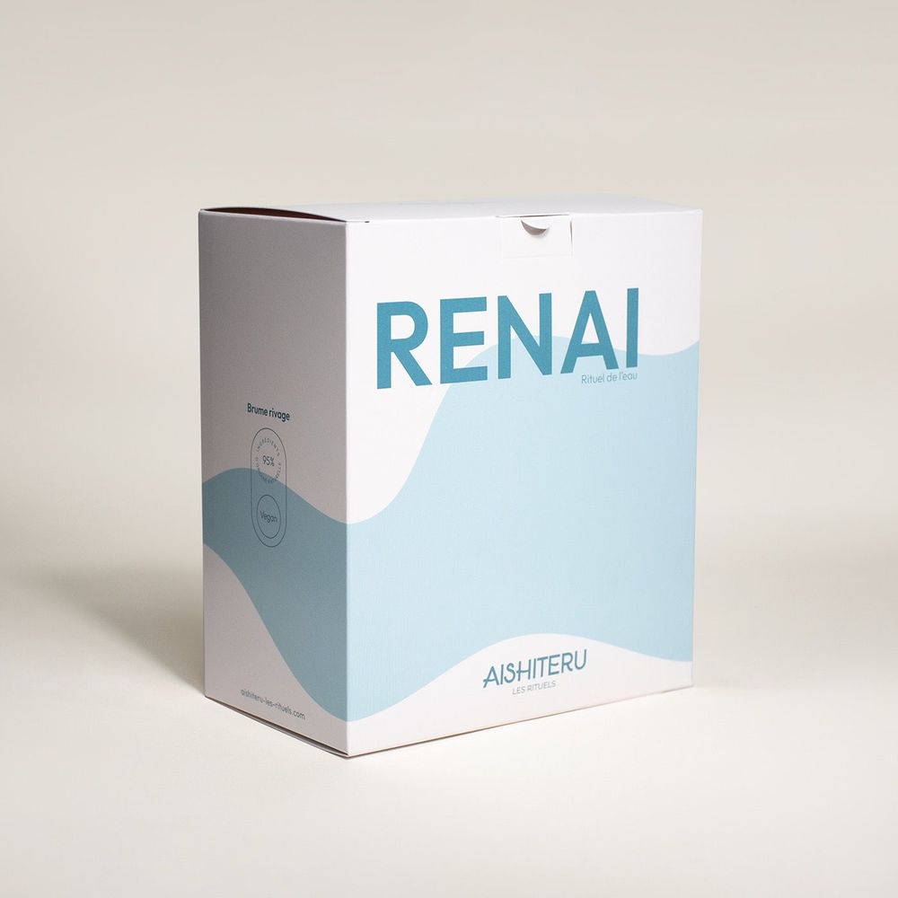 Beauty products - WELLNESS SET - RENAI - SCENTED CANDLE - CLEANSING SHOWER JELLY - AISHITERU