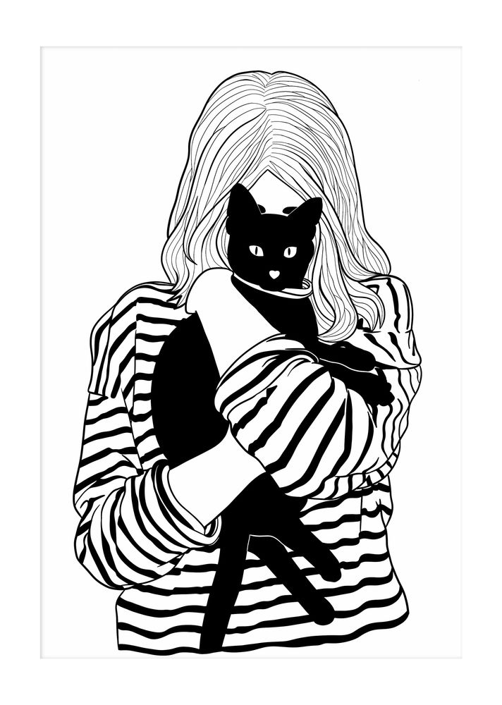 Poster - Chat poster - PRINCESSE GARAGE
