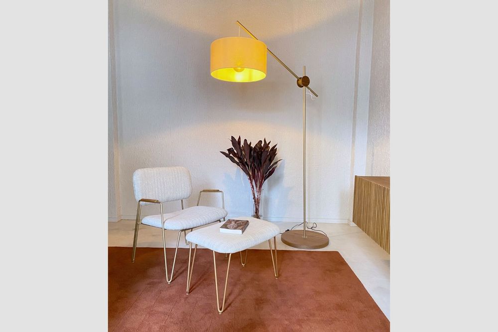 Ampoules pour éclairage intérieur - "RÓTULA" LAMPE DE SOL - ALESSANDRA DELGADO DESIGN