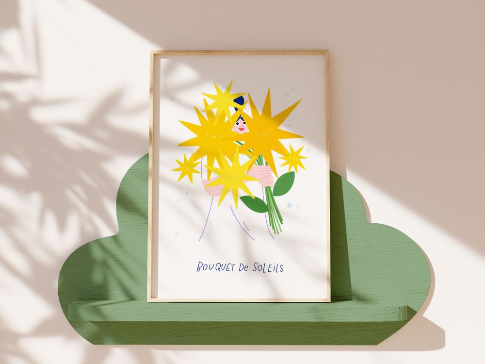 Poster - Bouquet of Suns Poster - LAVILLETLESNUAGES