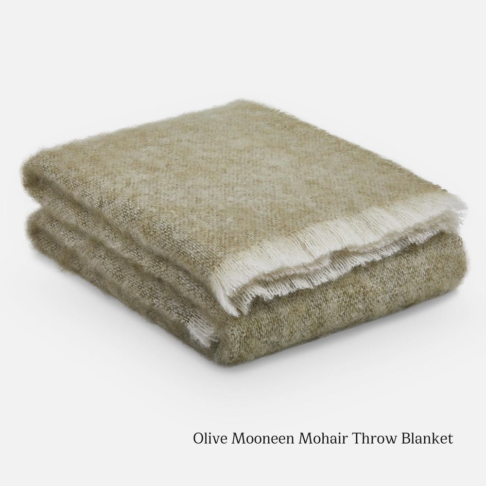 Decorative objects - Mooneen Mohair Throw Blanket - CUSHENDALE