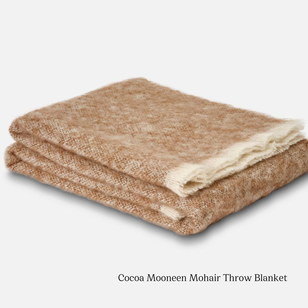 Decorative objects - Mooneen Mohair Throw Blanket - CUSHENDALE