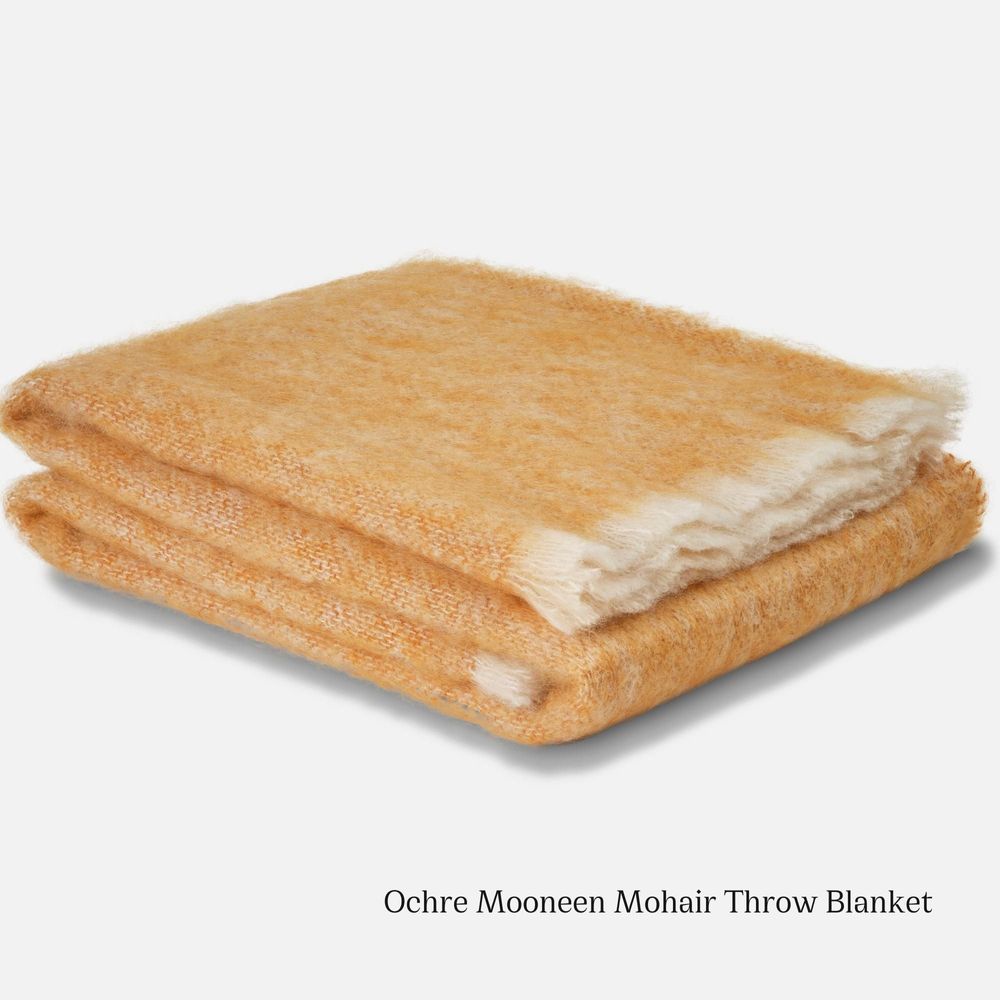 Decorative objects - Mooneen Mohair Throw Blanket - CUSHENDALE